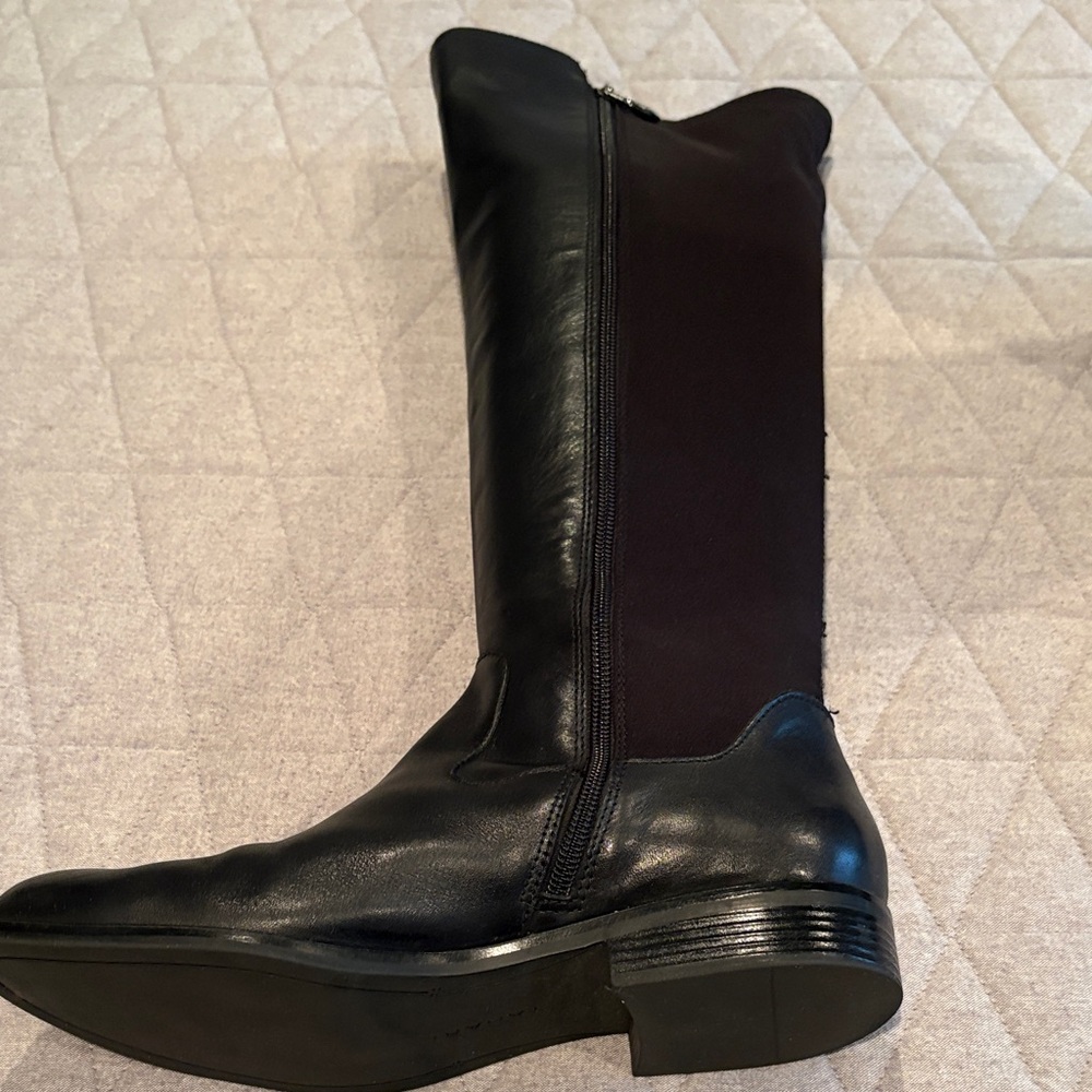 Tahari Black Heeled Boots - Picture 3 of 8
